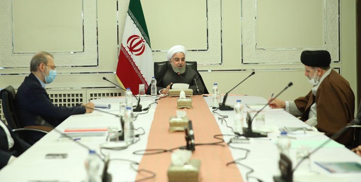گزارش روحانی از جلسه سران قوا