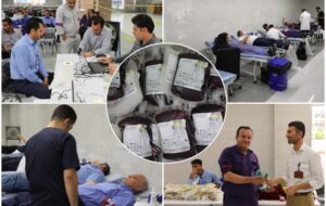 استقبال چشمگیر کارکنان پتروشیمی جم از پویش «اهدای خون»