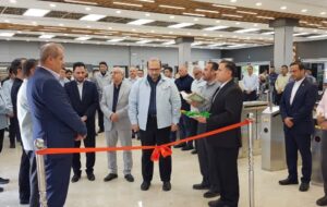 (ساختمان کنترل زمان و سردرب ورودی شماره یک شرکت فولاد خوزستان افتتاح شد