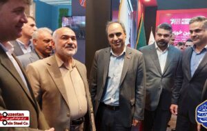 (جهش فولاد اکسین در ایران اکسپو ۲۰۲۵ با حضور استاندار خوزستان