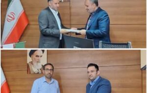 (تقدیر از عملکرد حراست شرکت فولاد اکسین خوزستان توسط معاونین دفتر مرکزی حراست صندوق بازنشستگی کشوری