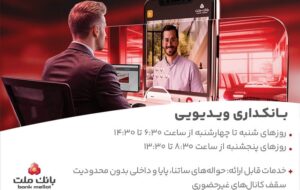 (بانکداری ویدیویی بانک ملت مورد استقبال مشتریان قرار گرفت