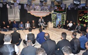 (حضور مدیرعامل شرکت انبارهای عمومی و خدمات گمرکی ایران در مراسم عزاداری محرم