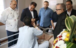 بازدید مدیرعامل بیمه دانا از بیمارستان‌های ولیعصر(عج) و شهید محلاتی تبریز