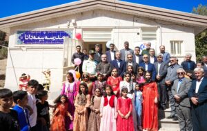 مدرسه دوکلاسه بیمه دانا در جوانرود کرمانشاه افتتاح شد