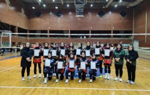 (قهرمانی دختران والیبالیست پتروشیمی مارون در لیگ برتر خوزستان