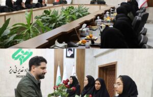 تقدیر از بانوان شاغل در شرکت فولاد غدیر نی‌ریز به مناسبت میلاد حضرت فاطمه(س) و روز زن