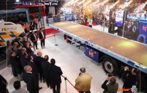 (رونمایی از تریلر نسل جدید ایران‌کاوه سایپا در نمایشگاه حمل‌ونقل مشهد