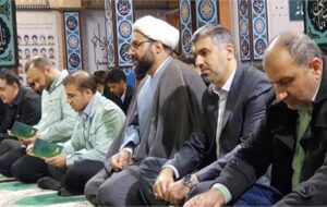مراسم زیارت عاشورای دوشنبه‌های شهدایی برگزار شد